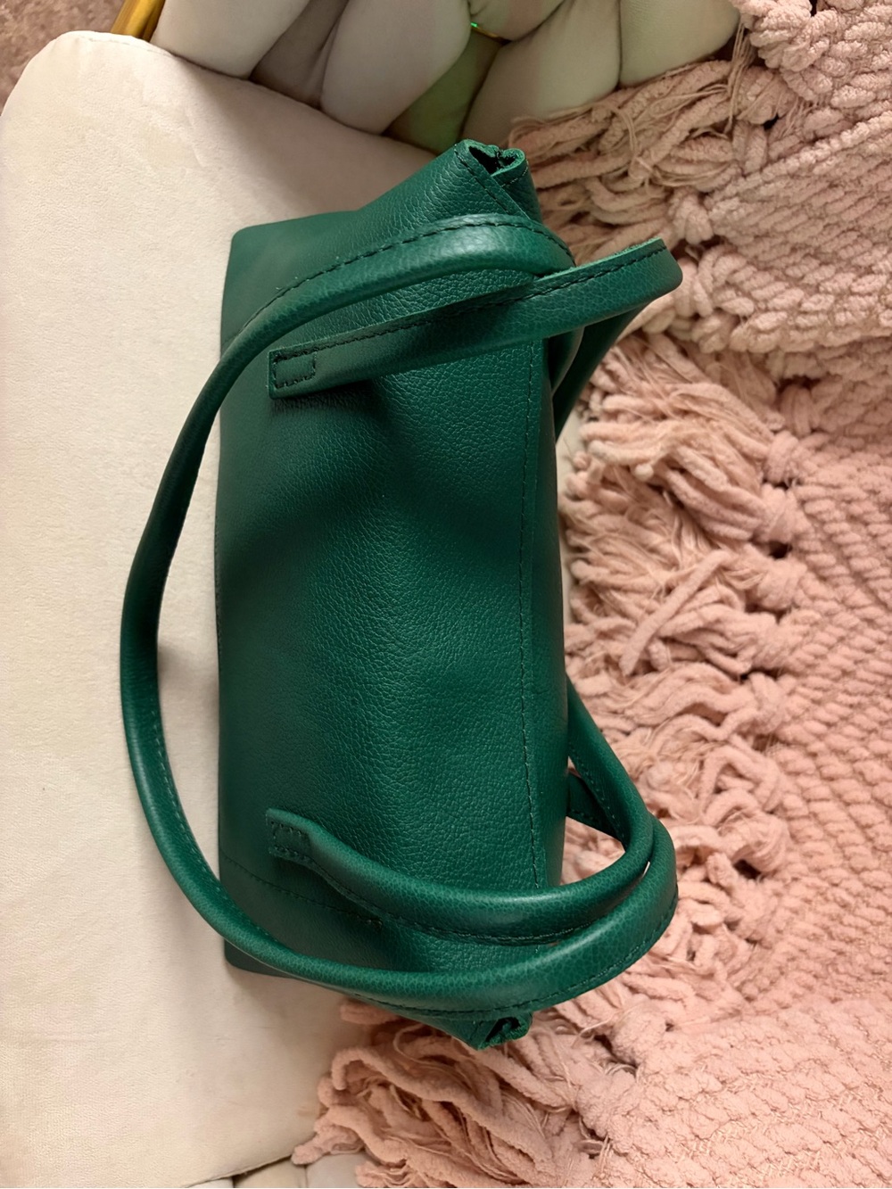 Portland Leather Premium Amelie Bag in Bacalar Green - NWOT - Picture 5 of 9